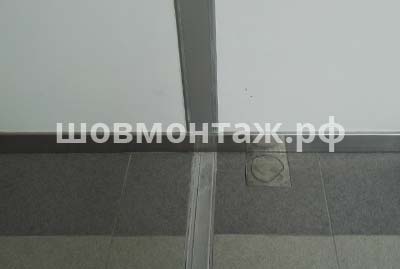 Монтаж деформационного шва ПСА+ДША